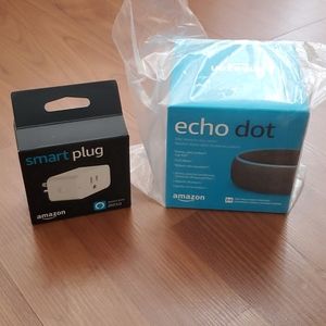 Amazon Echo Dot plus Amazon smart plug